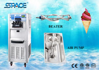 Full Stainless Steel Commercial Ice Cream Machine With LCD Display Screen