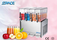 4 X12L Commercial Juice Dispenser Machine , Refrigerated Beverage Dispenser