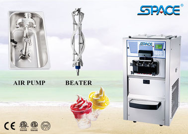 Countertop Automatic Soft Ice Cream Vending Machine Single Phase 3 Flavors