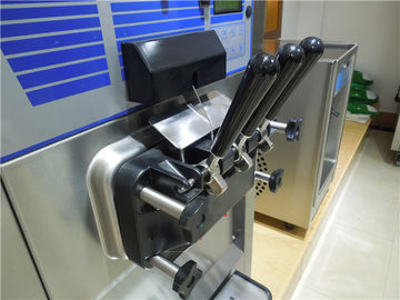 Countertop Automatic Soft Ice Cream Vending Machine Single Phase 3 Flavors