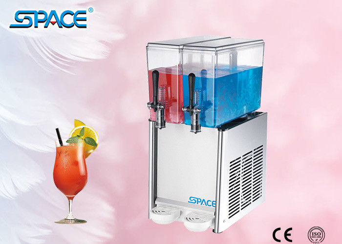Rotating Type Hot And Cold Juice Drink Dispenser Double Bowl Automatic Control